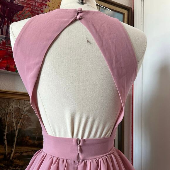 tfnc london pink backless mini dress - Picture 3 of 6